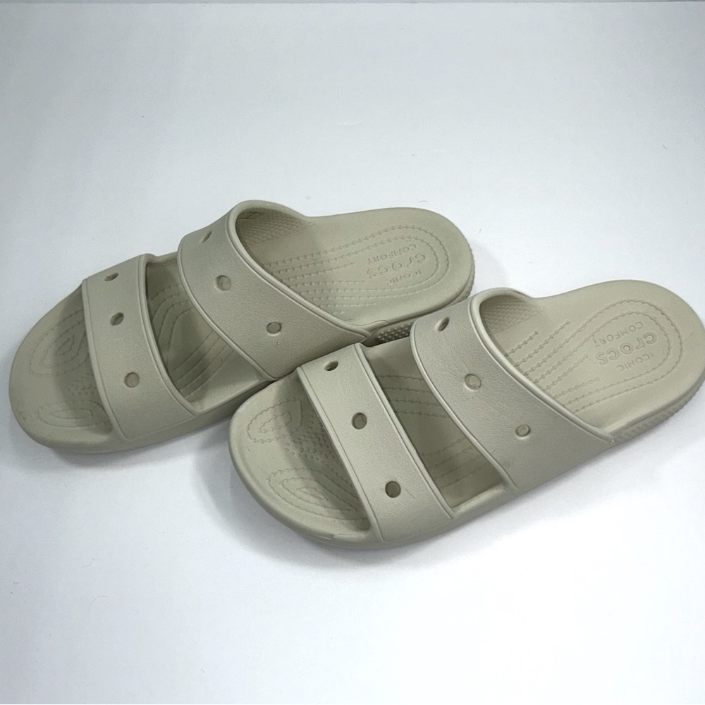 Crocs Adults' 2 Strap V2 Sandals Size 7 Women/5 Men’s - Picture 3 of 9